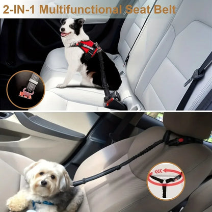 SafeRide Adjustable Dog Seat Belt